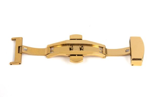 Klamra pasek automat - IP złota - 22 mm