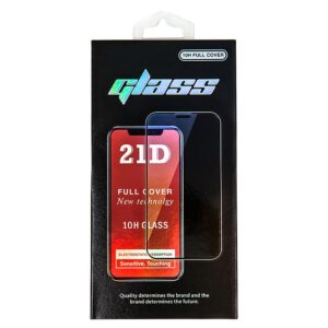 Tempered glass 21D for Huawei Y6 2019 - black