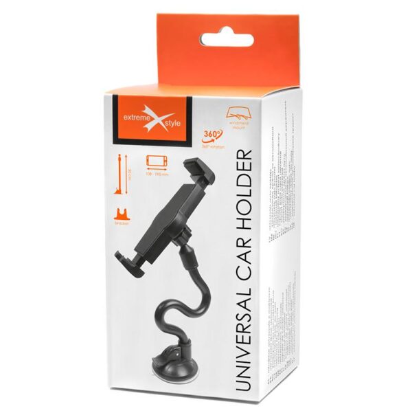 Uchwyt samochodowy na telefon - do szyby - eXtreme® - typ:M-long