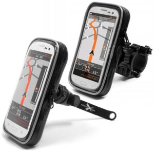 Uchwyt motocyklowy z etui na telefon - eXtreme® - typ: 155 + 140 2w1