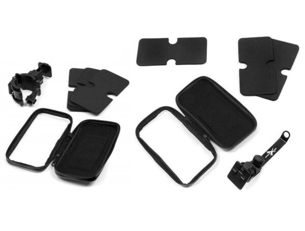 Uchwyt motocyklowy z etui na telefon - eXtreme® - typ: 155 + 140 2w1