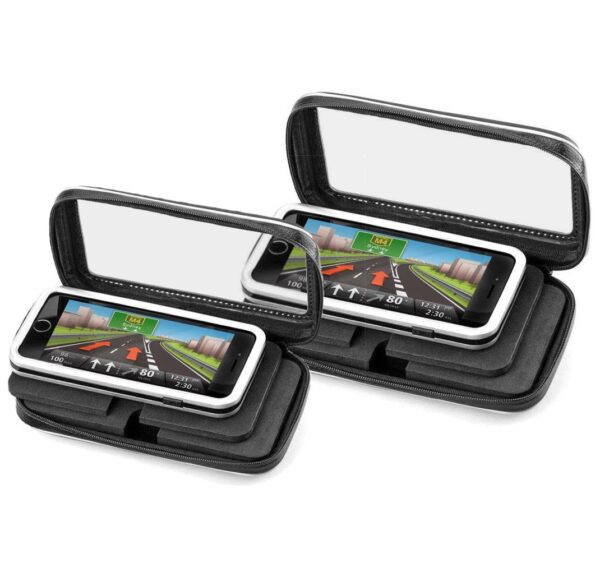 Uchwyt motocyklowy z etui na telefon - eXtreme® - typ: 155 + 140 2w1