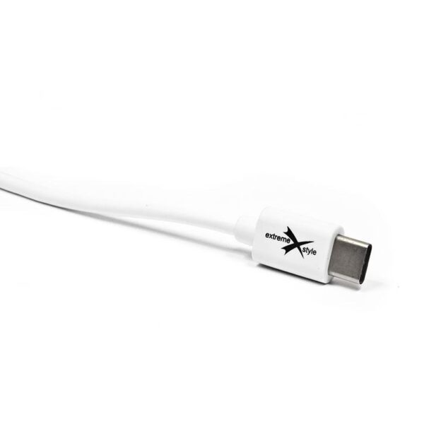 Cable eXtreme USB type-C - iPhone Lightning - 100 cm - white