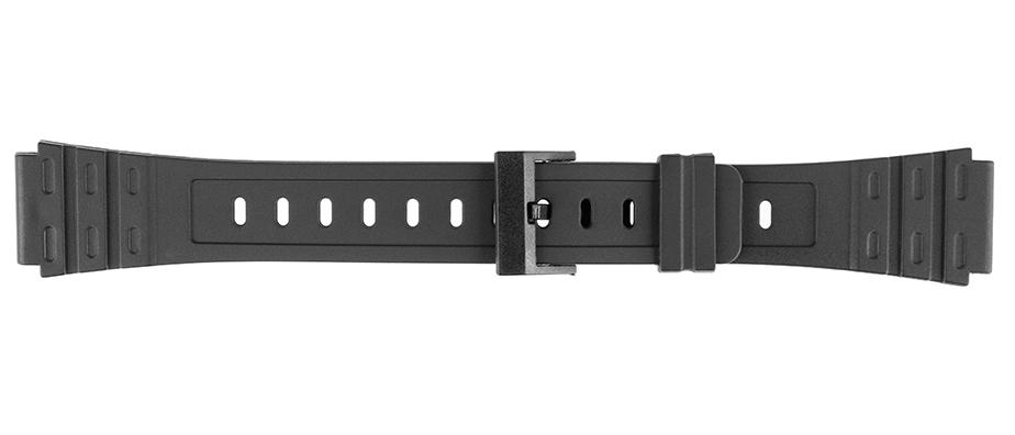 Pasek Casio - zamiennik - W-59 JC-30 - czarny - 18 mm