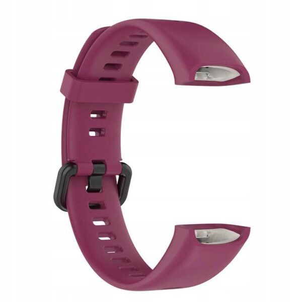 Pasek silikonowy - G01 - do Huawei Band - bordowy
