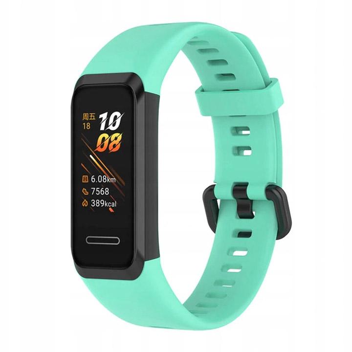 Pasek silikonowy - G01 - do Huawei Band - miętowy