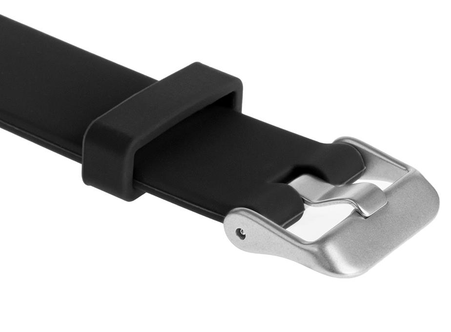 Pasek silikonowy - G05 - do Garmin - czarny - 20 mm