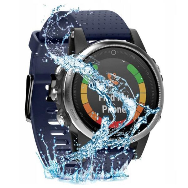 Pasek silikonowy - G07 - do Garmin - granatowy - 20 mm
