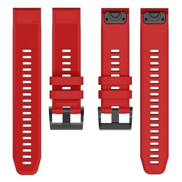 Pasek silikonowy - G09 - do Garmin - czerwony - 22 mm