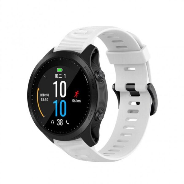 Pasek silikonowy - G10 - do Garmin - biały - 22 mm