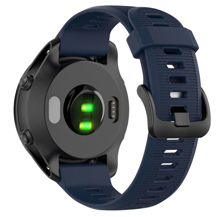 Pasek silikonowy - G10 - do Garmin - granatowy - 22 mm