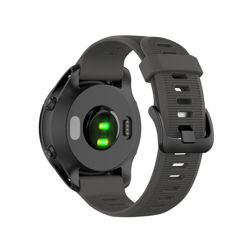 Pasek silikonowy - G10 - do Garmin - szary - 22 mm