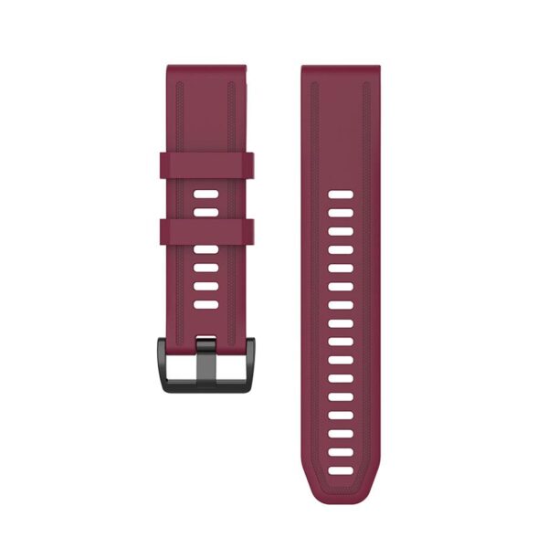 Pasek silikonowy - G11 - do Garmin - bordowy - 20 mm