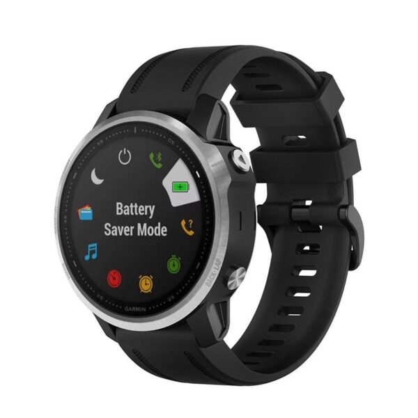 Pasek silikonowy - G11 - do Garmin - czarny - 20 mm