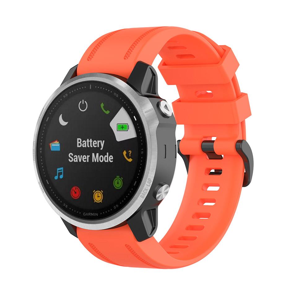 Pasek silikonowy - G11 - do Garmin - koralowy - 20 mm