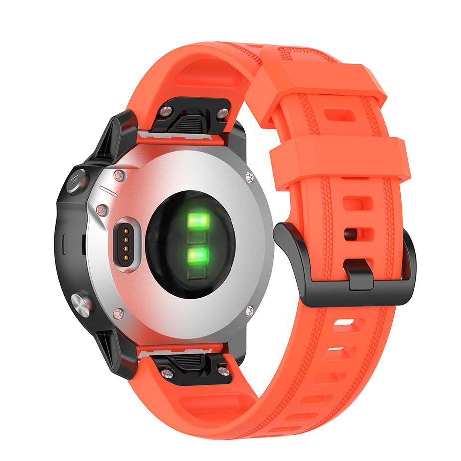 Pasek silikonowy - G11 - do Garmin - koralowy - 20 mm