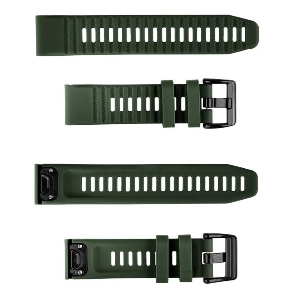 Pasek silikonowy - G12 - do Garmin - ciemnozielony - 22 mm