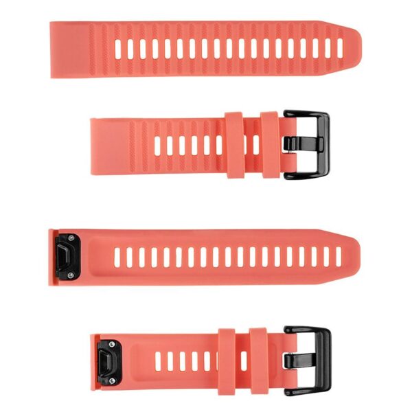 Pasek silikonowy - G12 - do Garmin - koralowy - 22 mm