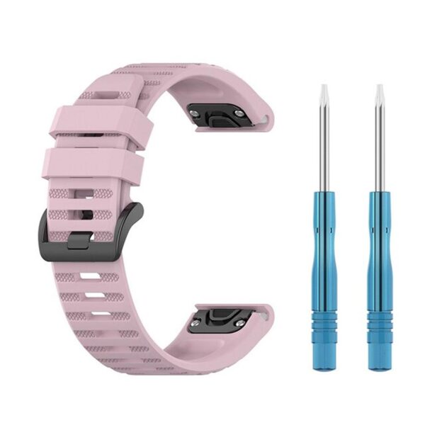 Pasek silikonowy - G12 - do Garmin - lawendowy - 22 mm