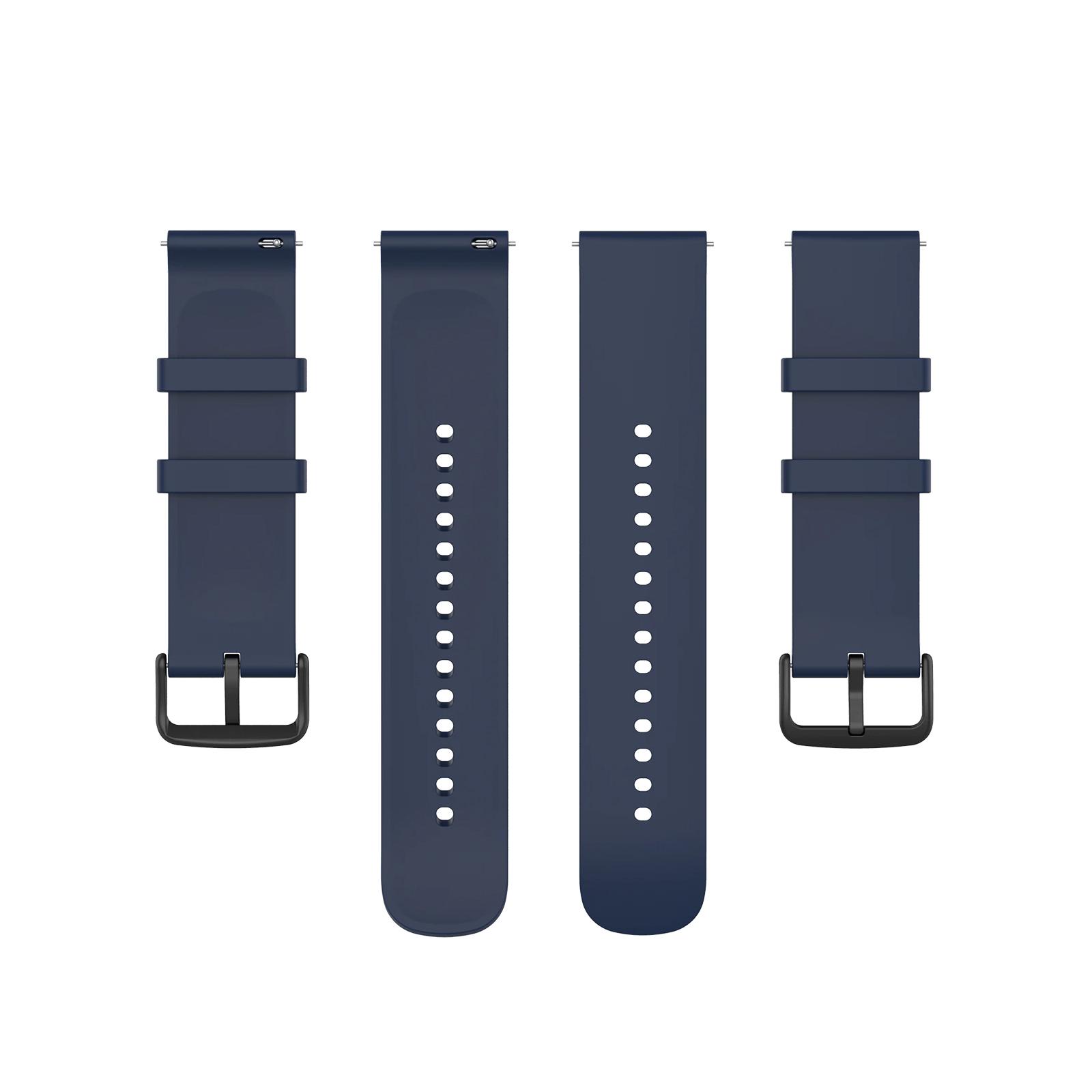 Pasek silikonowy - G20 - granatowy - 22 mm