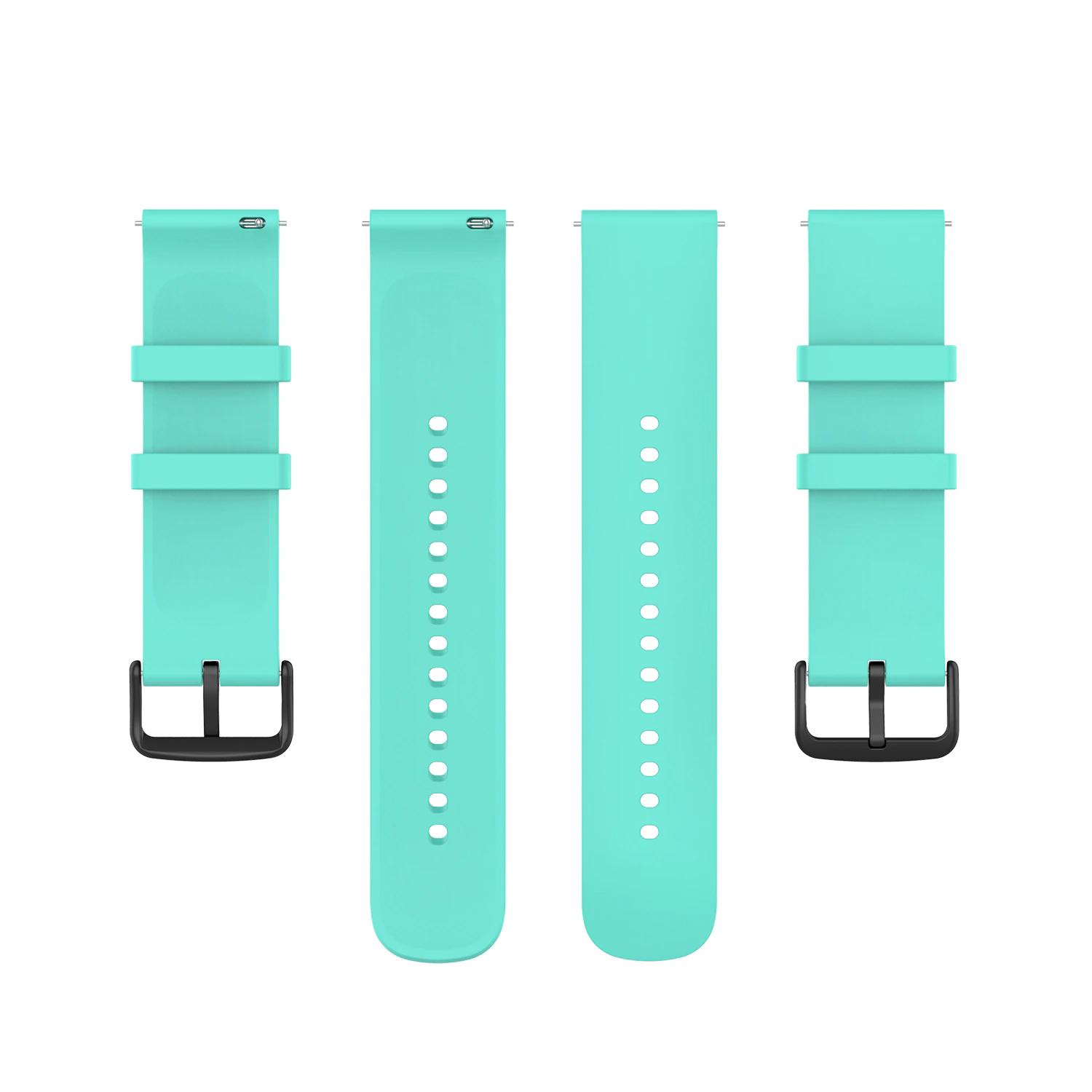 Pasek silikonowy - G20 - turkusowy - 22 mm