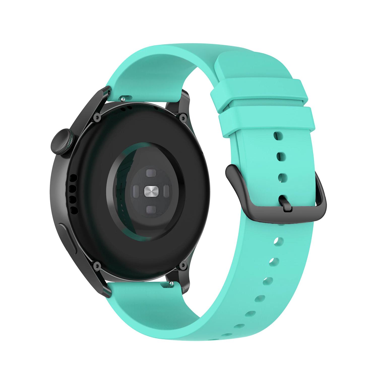 Pasek silikonowy - G20 - turkusowy - 22 mm