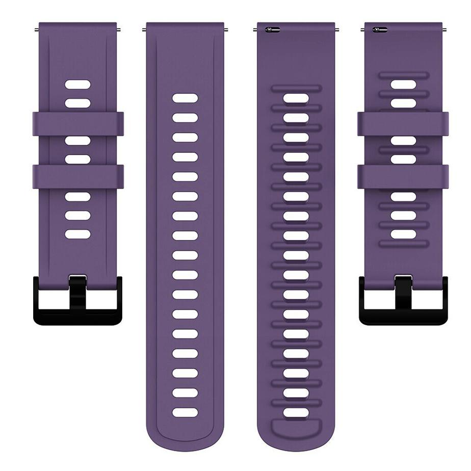 Pasek silikonowy - G24 - ciemnofioletowy - 22 mm