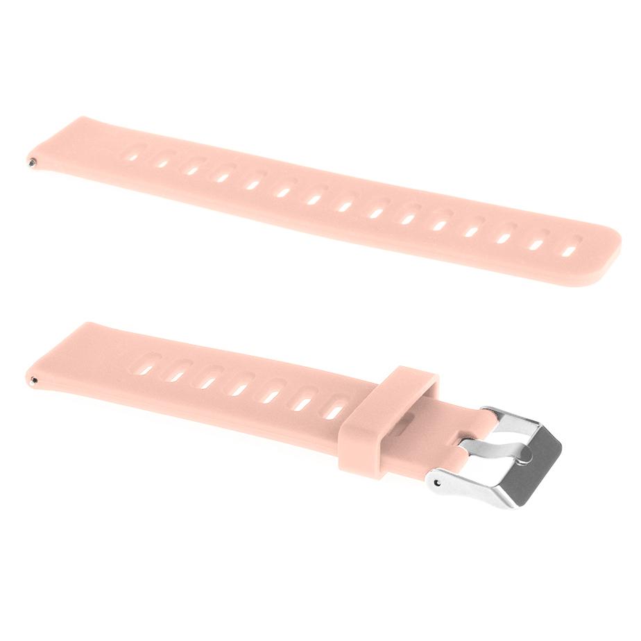 Pasek silikonowy - G27 - różowy - 22 mm