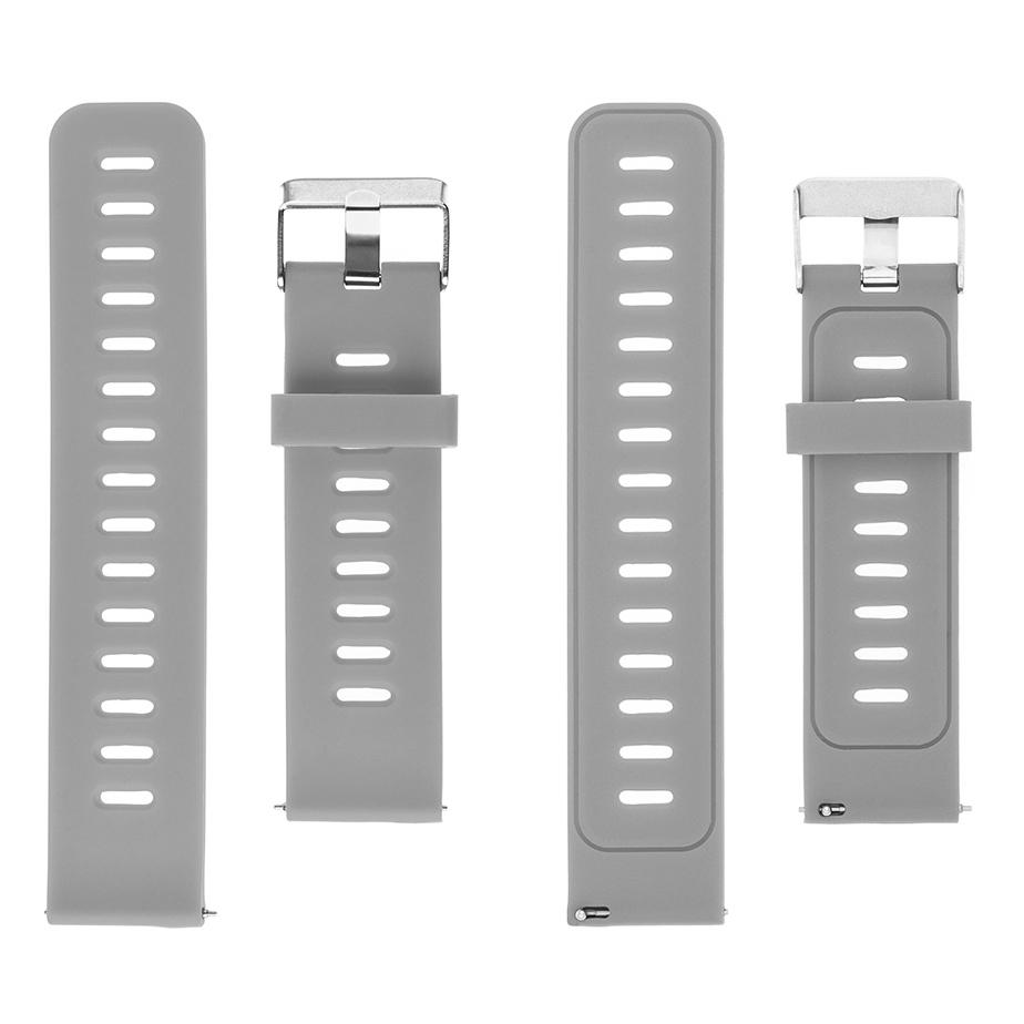 Pasek silikonowy - G27 - szary - 22 mm