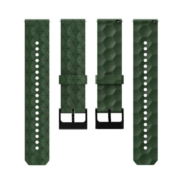 Pasek silikonowy - G28 - zielony - 22 mm