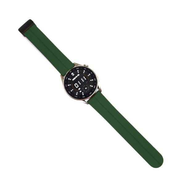 Pasek silikonowy - G32 - zielony - 22 mm