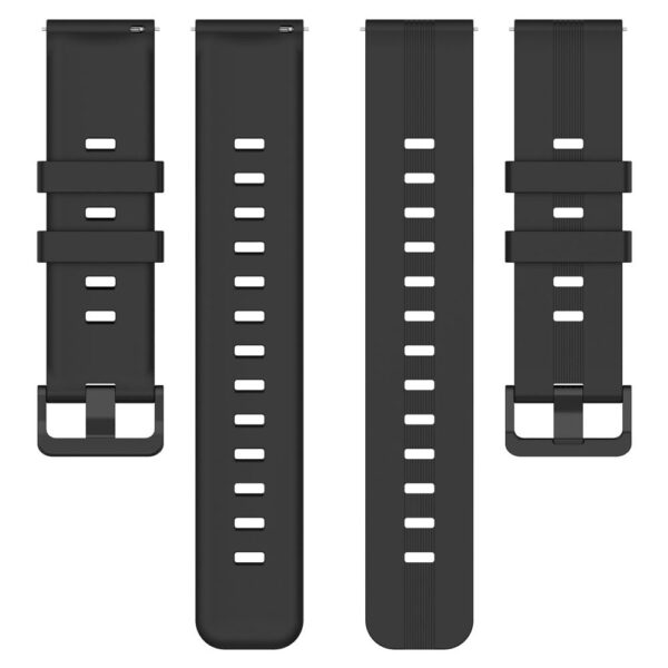 Pasek silikonowy - G33 - czarny - 22 mm