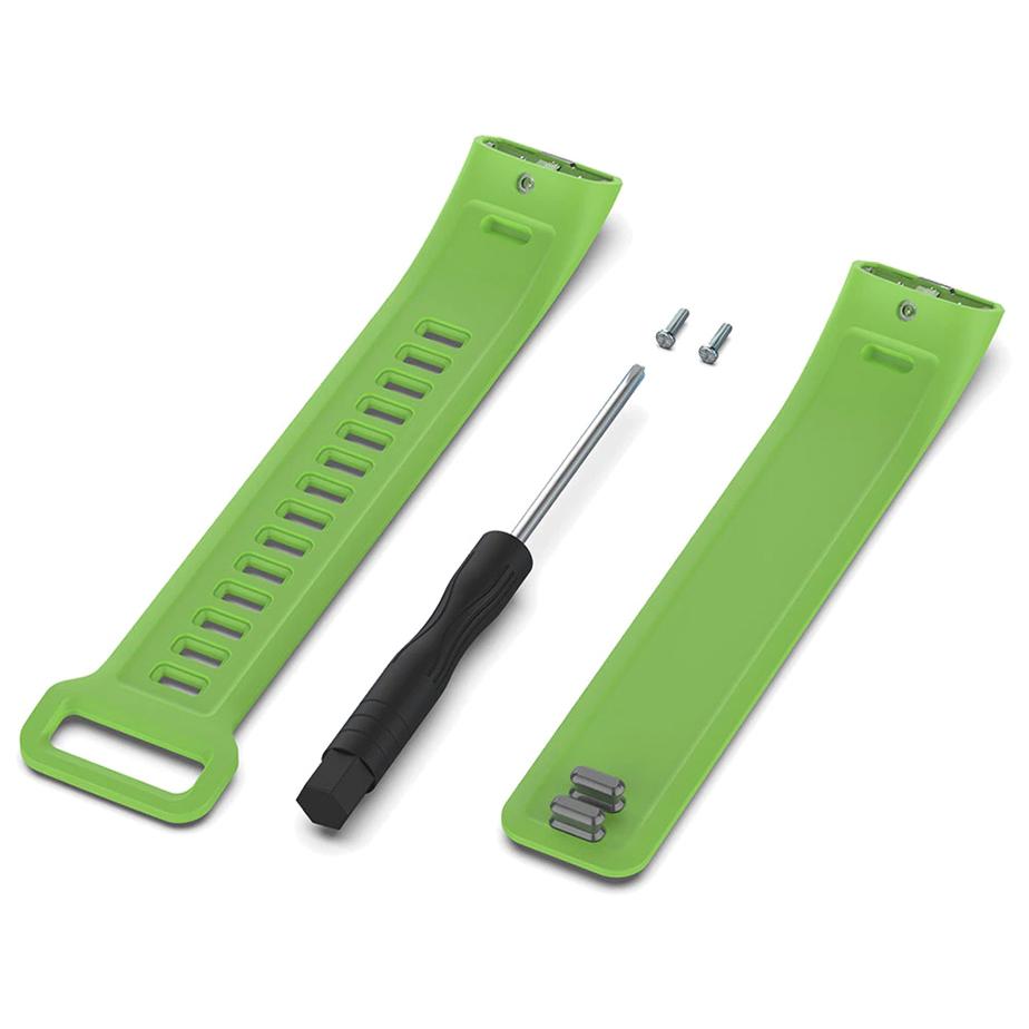 Pasek silikonowy - do Honor Band 2 - limonkowy