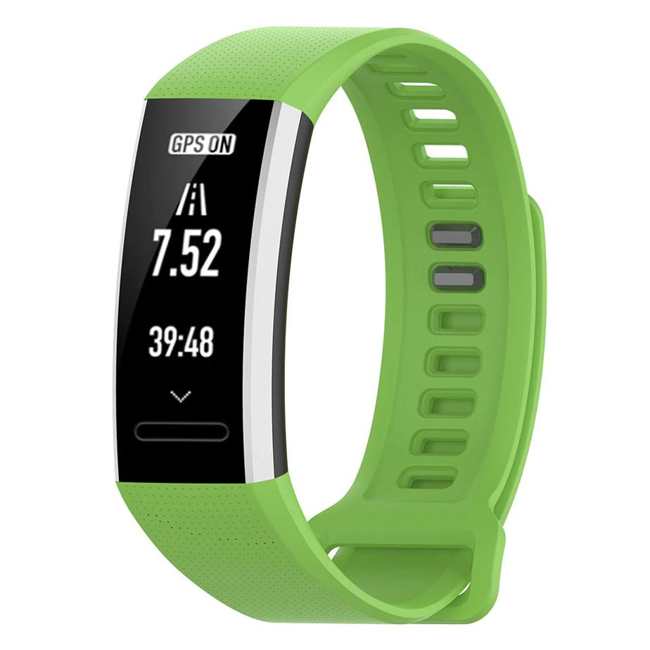 Pasek silikonowy - do Honor Band 2 - limonkowy