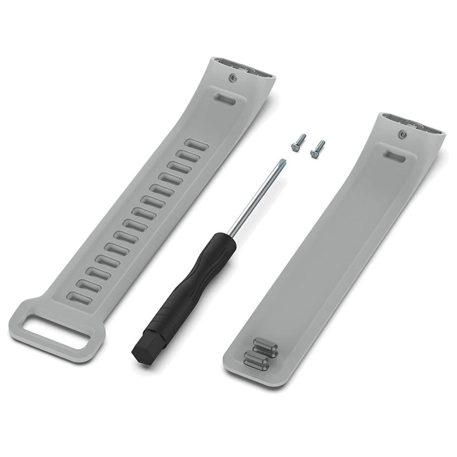 Pasek silikonowy - do Honor Band 2 - szary