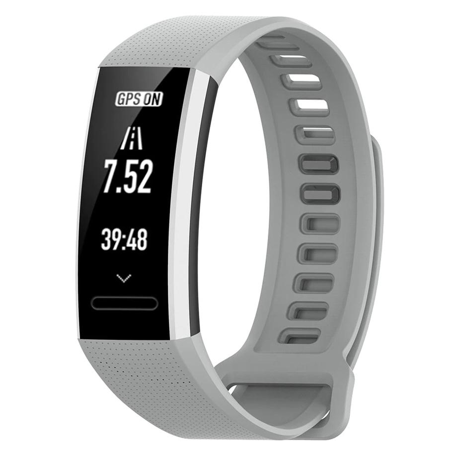 Pasek silikonowy - do Honor Band 2 - szary