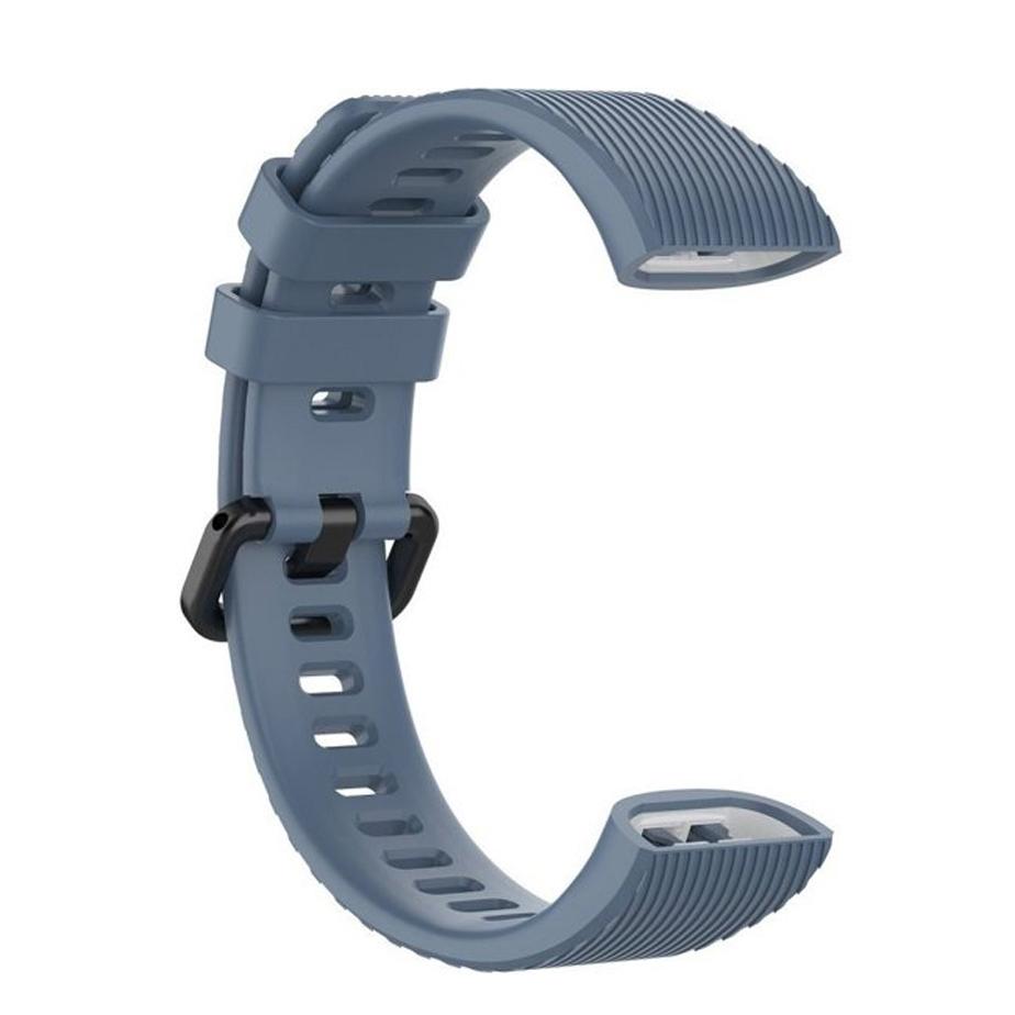 Pasek silikonowy - do Honor Band 3 pro / 4 pro - szaroniebieski