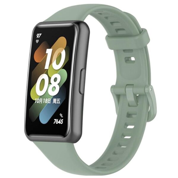 Pasek silikonowy - do Huawei Band 7 - szarozielony