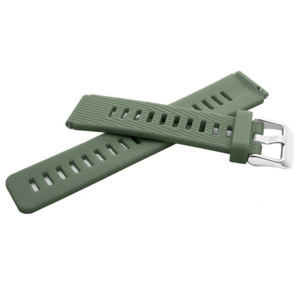 Pasek silikonowy - do Huawei Talkband B5 - ciemnozielony - 18 mm