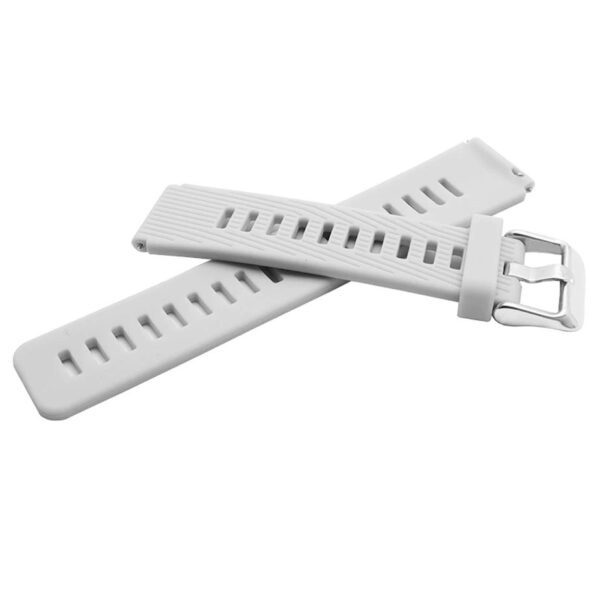 Pasek silikonowy - do Huawei Talkband B5 - szary - 18 mm