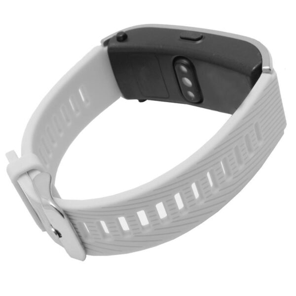 Pasek silikonowy - do Huawei Talkband B5 - szary - 18 mm