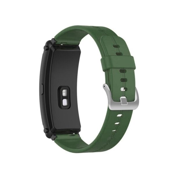 Pasek silikonowy - do Huawei Talkband B6 - ciemnozielony - 16 mm
