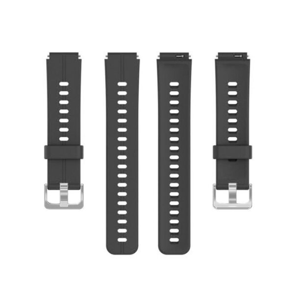Pasek silikonowy - do Huawei Talkband B6 - czarny - 16 mm