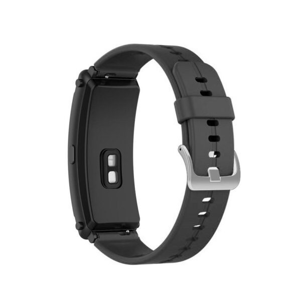 Pasek silikonowy - do Huawei Talkband B6 - czarny - 16 mm