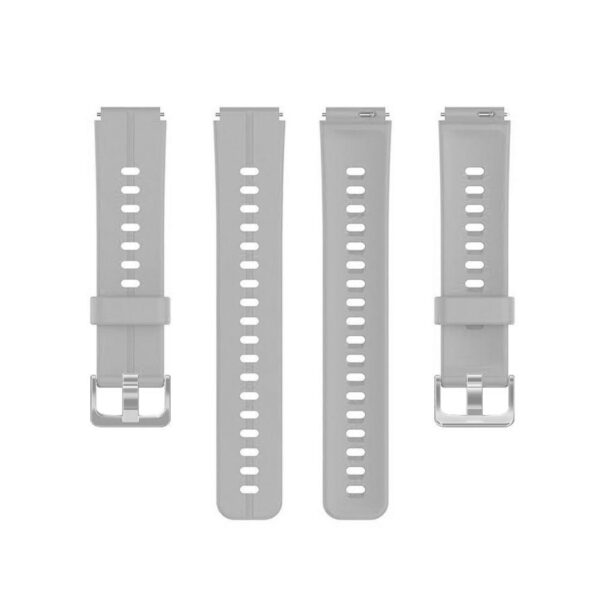 Pasek silikonowy - do Huawei Talkband B6 - szary - 16 mm