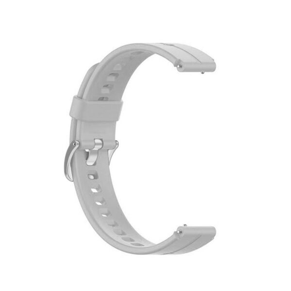 Pasek silikonowy - do Huawei Talkband B6 - szary - 16 mm