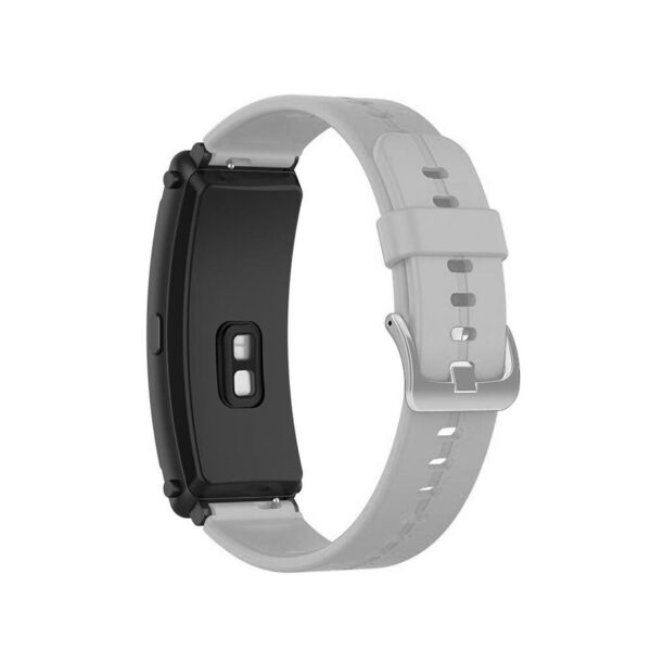 Pasek silikonowy - do Huawei Talkband B6 - szary - 16 mm