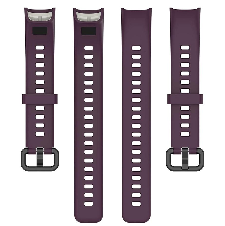 Pasek silikonowy - do Huawei Band 4 - ciemnofioletowy
