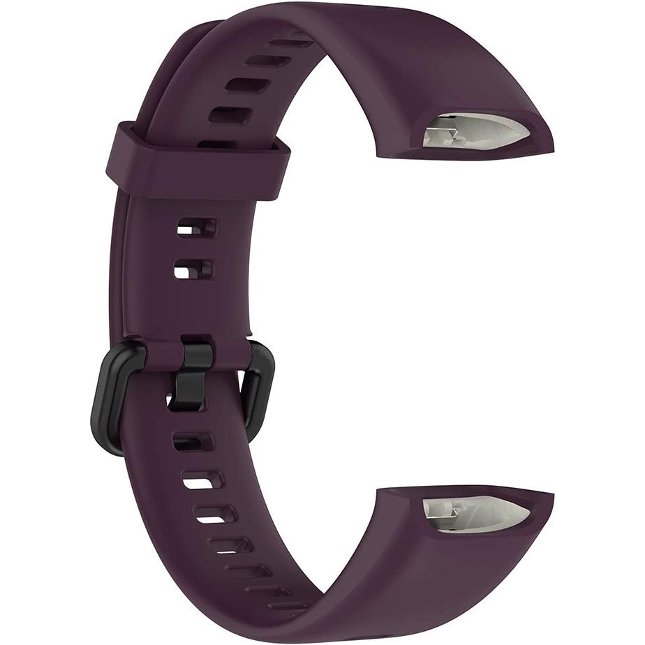 Pasek silikonowy - do Huawei Band 4 - ciemnofioletowy