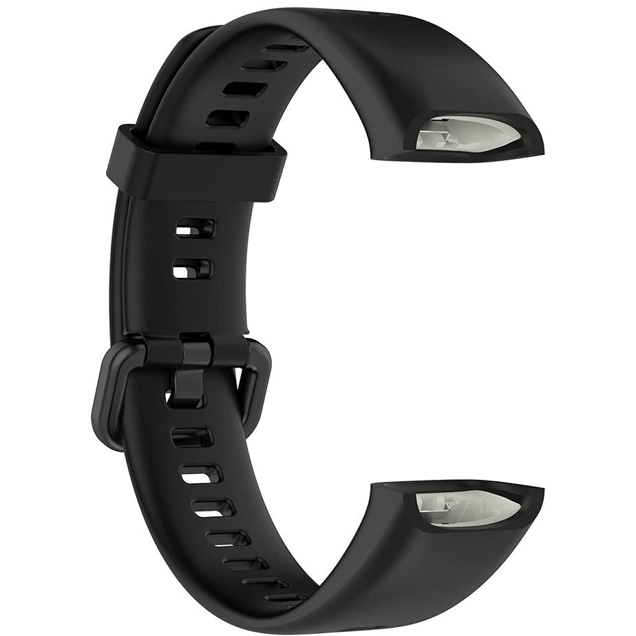 Pasek silikonowy - do Huawei Band 4 - czarny